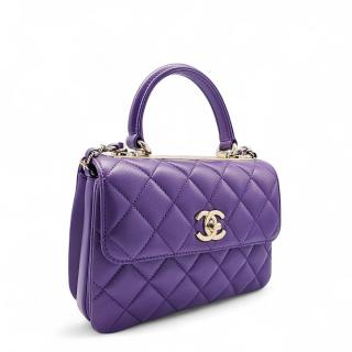 Sac à main Chanel Mini Flap Violet