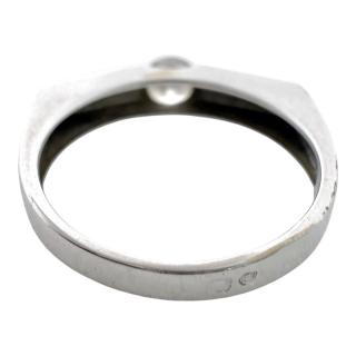 Bague Or Blanc 18ct & Zircon