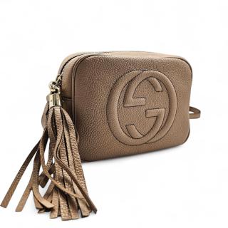 Sac Gucci Soho Cuire Beige