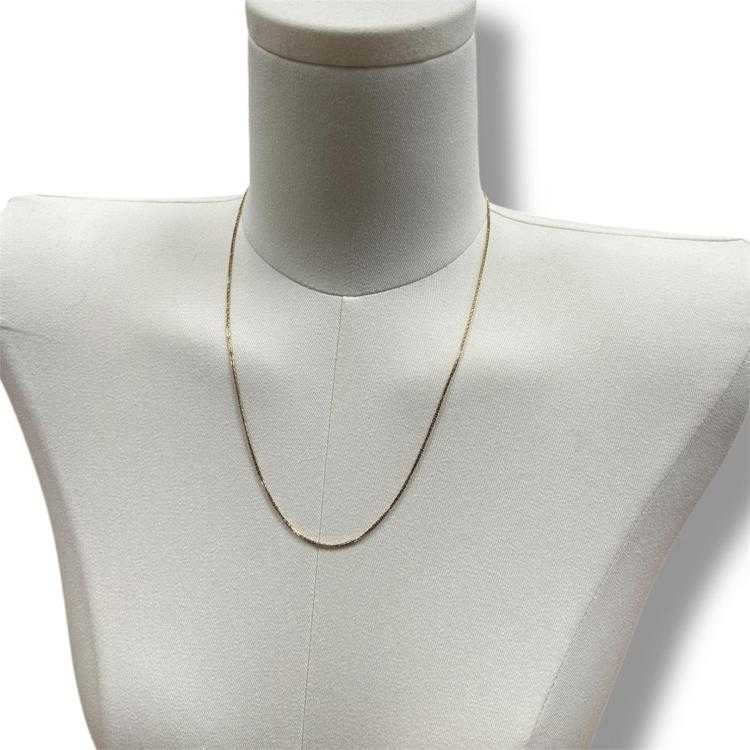 Collier or jaune 18ct