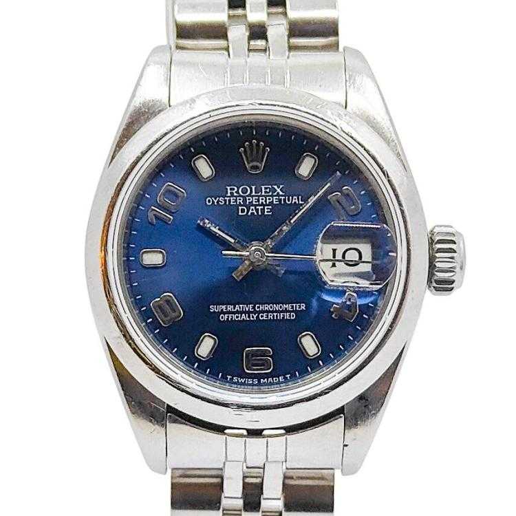 Rolex Lady DateJust 26 Blue Dial