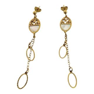 Boucles D'Oreilles Or Jaune 18ct