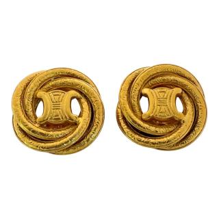 Boucles D'Oreilles Celine Vintage à Clips