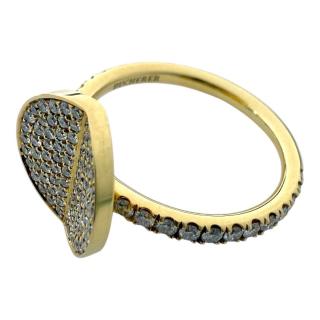 Bague Bucherer B Dimension Or 18ct & Diamants