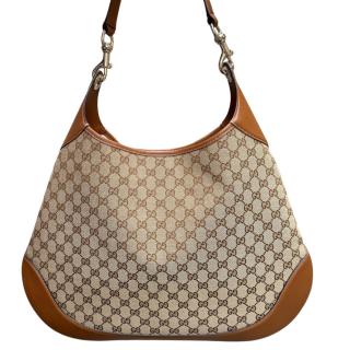 Sac à Epaule Gucci B format maxi en toile GG