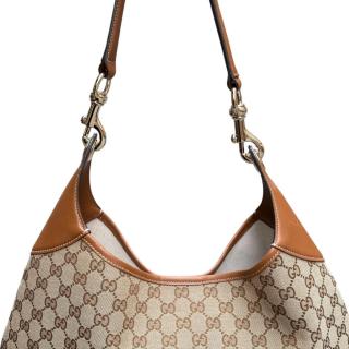 Sac à Epaule Gucci B format maxi en toile GG