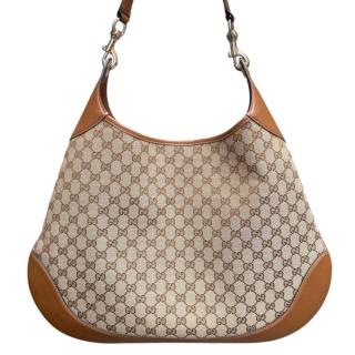 Sac à Epaule Gucci B format maxi en toile GG