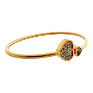 Bracelet Chopard Happy Hearts Or 18ct & Diamants