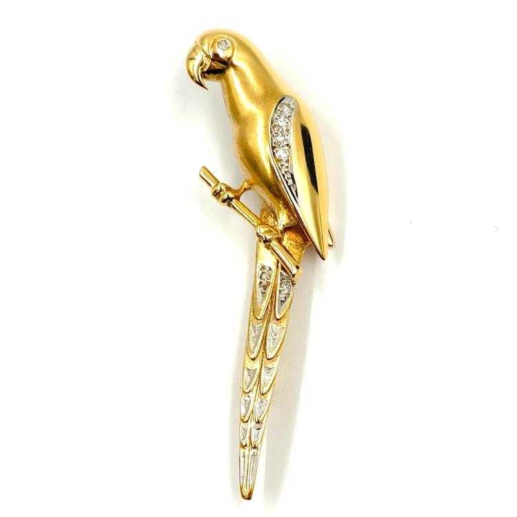 Broche Or Jaune 18 Ct