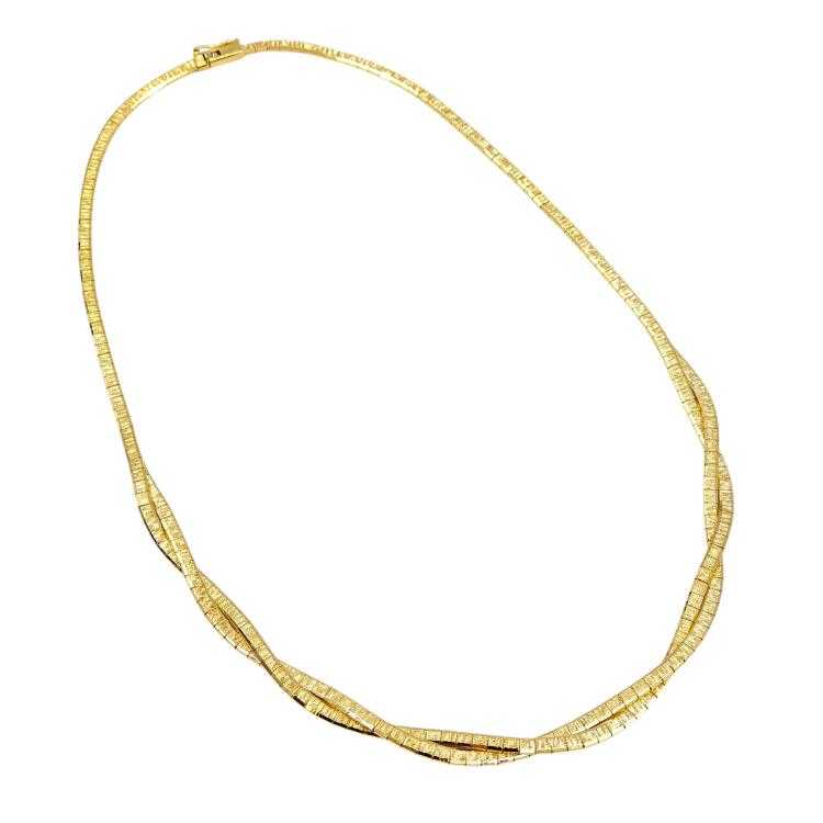 Collier Or Jaune 18 Ct