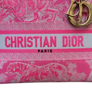 Sac Lady Dior D-Lite Toile Rose