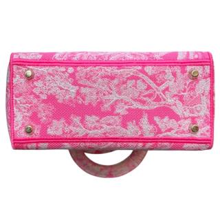 Sac Lady Dior D-Lite Toile Rose
