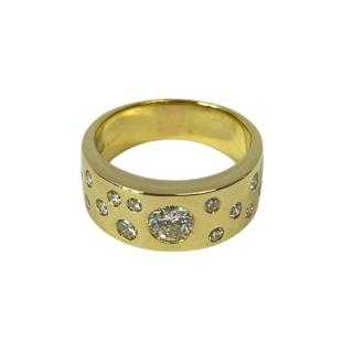 Bague Or Jaune et Diamants