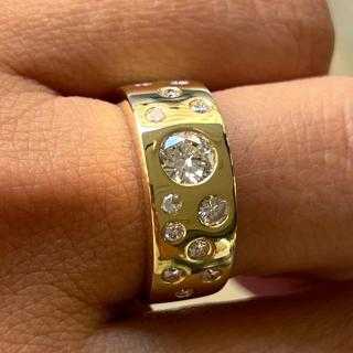 Bague Or Jaune et Diamants