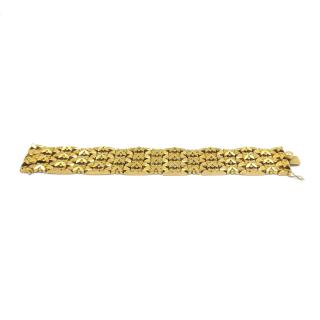 Bracelet Manchette Or Jaune 18k 46.87 g