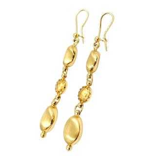 Boucles d'Oreilles Or Jaune 18 Ct