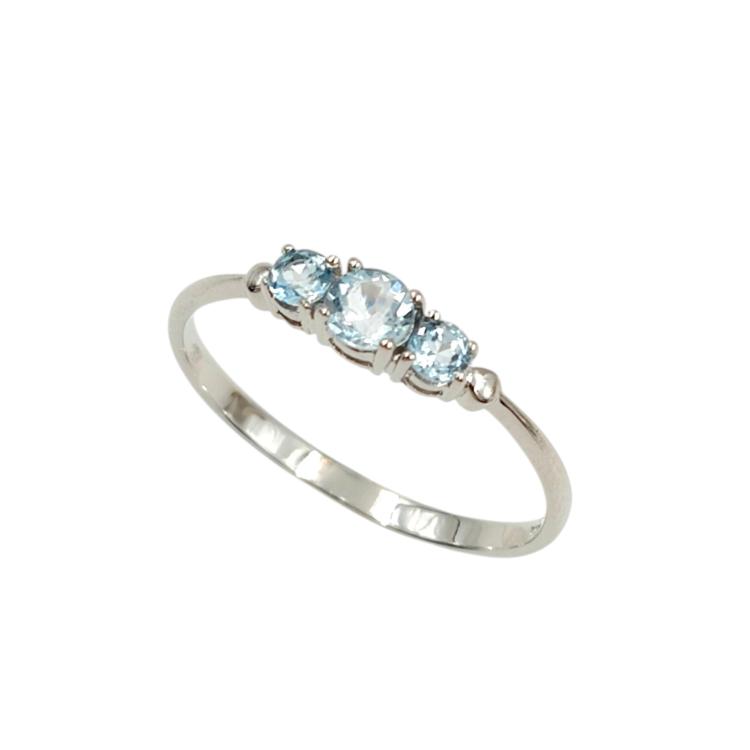 Bague Or Blanc 18 Ct