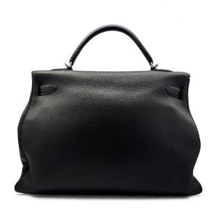 Sac à main Kelly Taurillon Clémence 40 Black