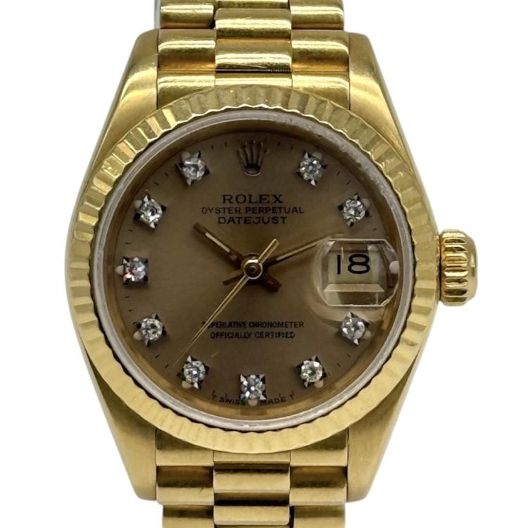 Rolex Lady Datejust Or 18k
