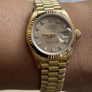 Rolex Lady Datejust Or 18k