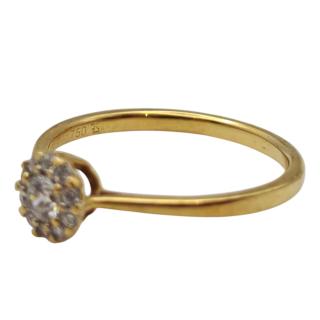 BAGUE OR 18 CT ET DIAMANTS