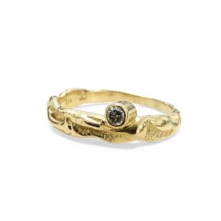 Bague Or Jaune 18ct Diamant