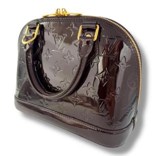 Sac Louis Vuitton Alma BB Cuir Verni Amarante