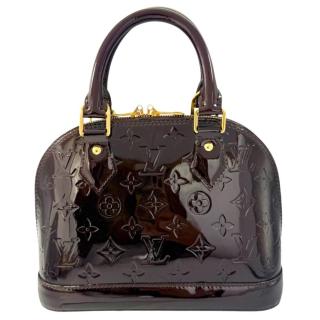 Sac Louis Vuitton Alma BB Cuir Verni Amarante