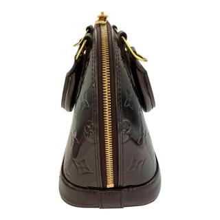 Sac Louis Vuitton Alma BB Cuir Verni Amarante