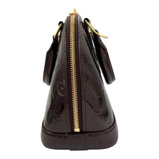 Sac Louis Vuitton Alma BB Cuir Verni Amarante