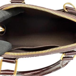Sac Louis Vuitton Alma BB Cuir Verni Amarante