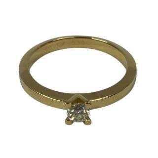 Bague Solitaire Or Jaune 18CTS