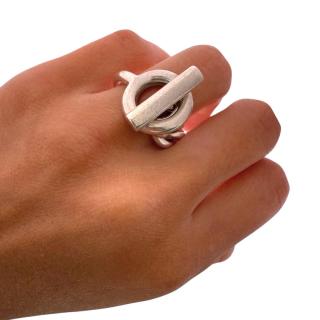 Bague Hermes Croisette Grand Modèle