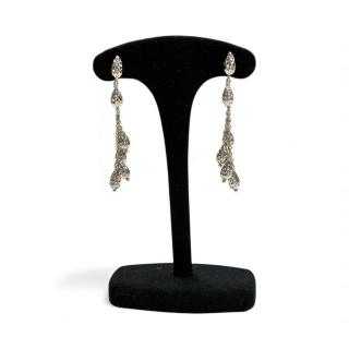Boucles d'oreilles or blanc 18ct