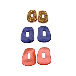 Boucles D'Oreilles Mattioli Mini Puzzle Or 18ct