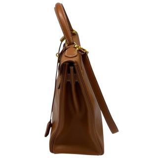 Sac Hermes Kelly 32 Gold Epsom Vintage