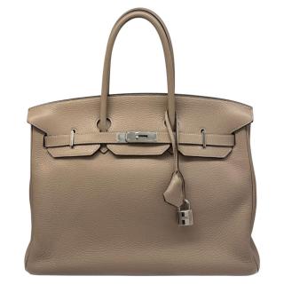 Sac Hermes Birkin 35 Togo Etoupe