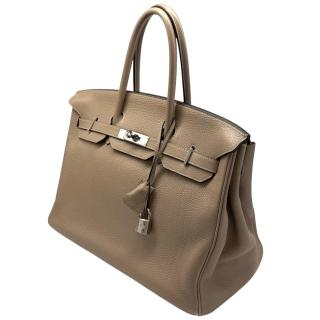 Sac Hermes Birkin 35 Togo Etoupe