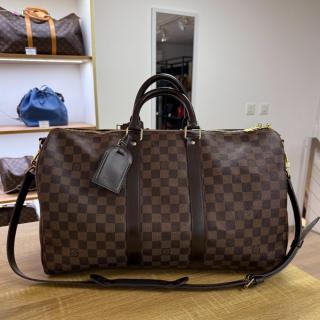 Sac Louis Vuitton Keepall 45 Damier Ébène