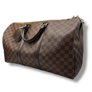 Sac Louis Vuitton Keepall 45 Damier Ébène