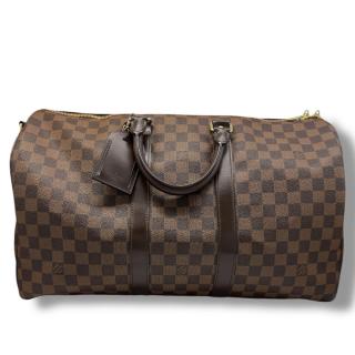 Sac Louis Vuitton Keepall 45 Damier Ébène