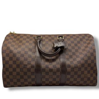 Sac Louis Vuitton Keepall 45 Damier Ébène