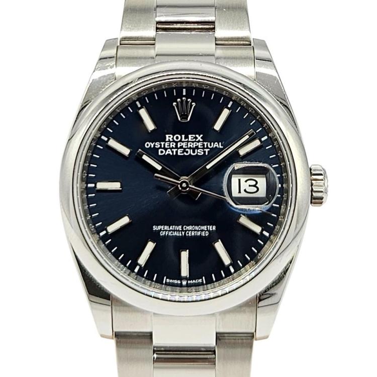 Rolex Datejust 36 Blue Dial