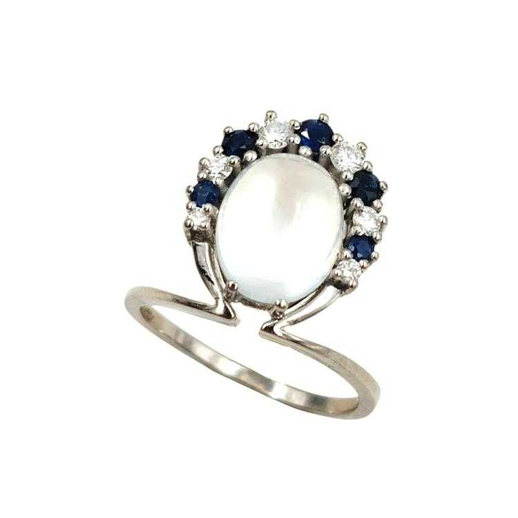 Bague Or Blanc 18 Ct