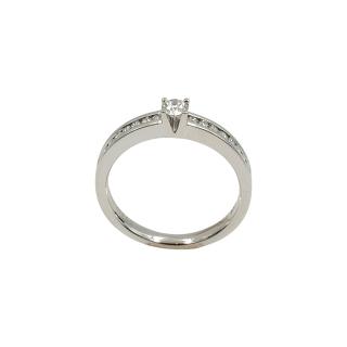 Bague Or Blanc 18 Ct