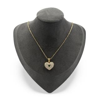 Collier Coeur Or jaune 18 ct