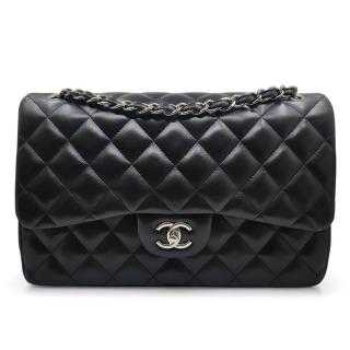 Sac Timeless Jumbo en cuir lisse noir