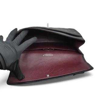 Sac Timeless Jumbo en cuir lisse noir