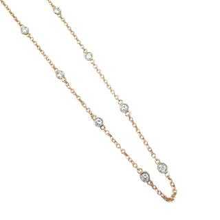 Collier Or Rose 18 Ct