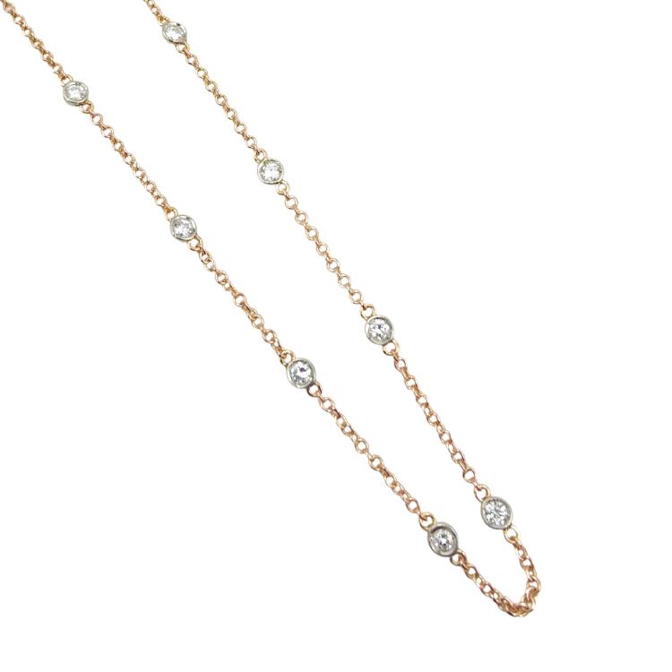 Collier Or Rose 18 Ct